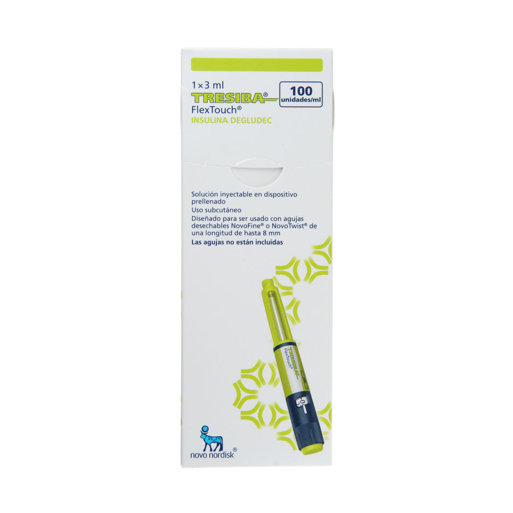 Tresiba Flext 100 Ui x 3 ml x 1Uni Novo Nordisk (Insulina Degludec)