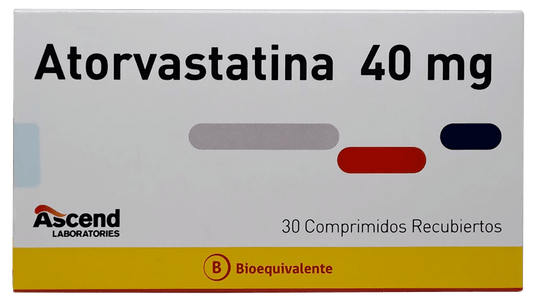 Atorvastatina Comprimidos 40 mg x 30 Ascend