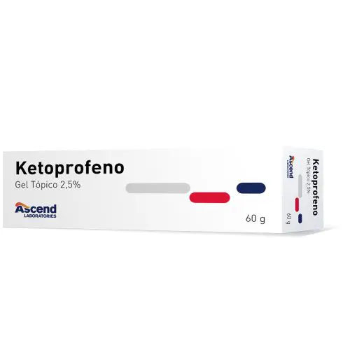 Ketoprofeno Gel 2,5% x 60 Gr Ascend