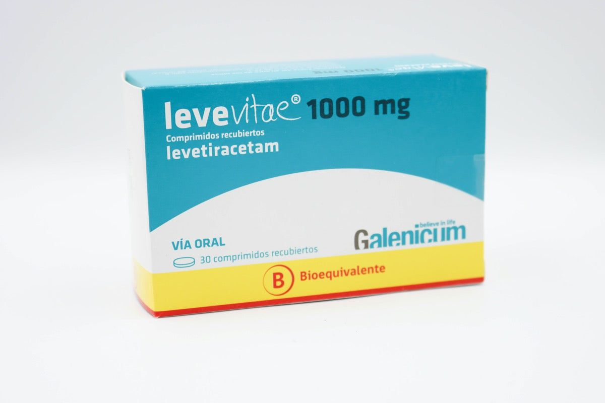 Levevitae Comprimidos 1000 mg x 30 (Levetiracetam)