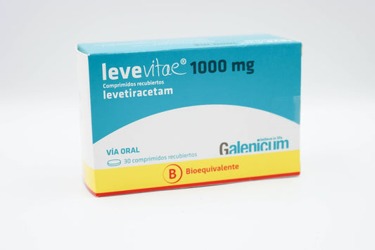 Levevitae Comprimidos 1000 mg x 30 (Levetiracetam)