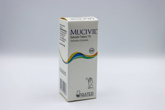 Mucivil Solución Top Spy 1% x 20 ml (Terbinafina)