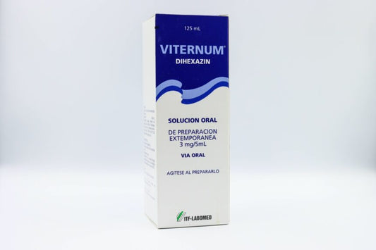 Viternum Vit Jarabe x 125 ml (Vit C/Dihexazin/Nicotimanida/Piridoxina/Riboflavina/Tiamina)