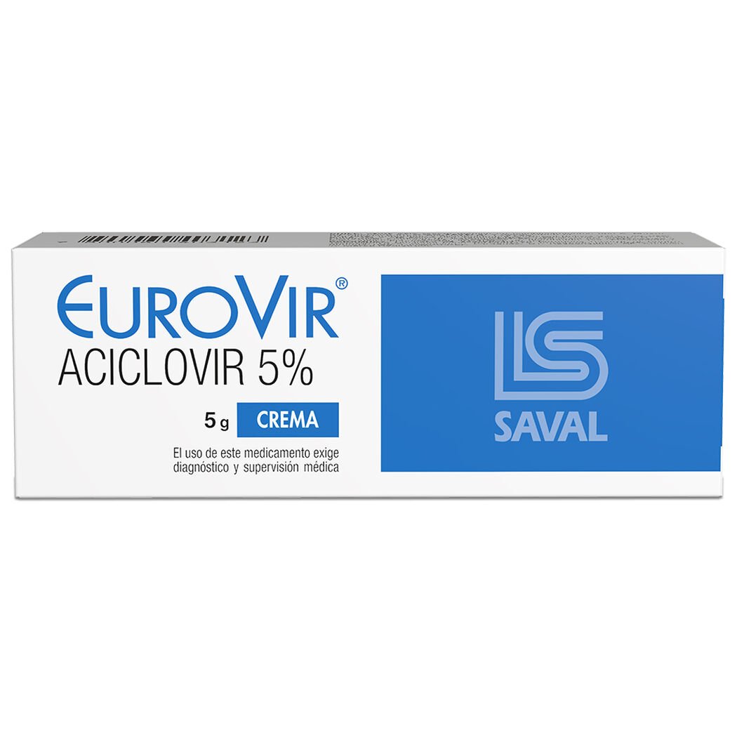 Eurovir Crema 5 % x 5 Gr (Aciclovir)
