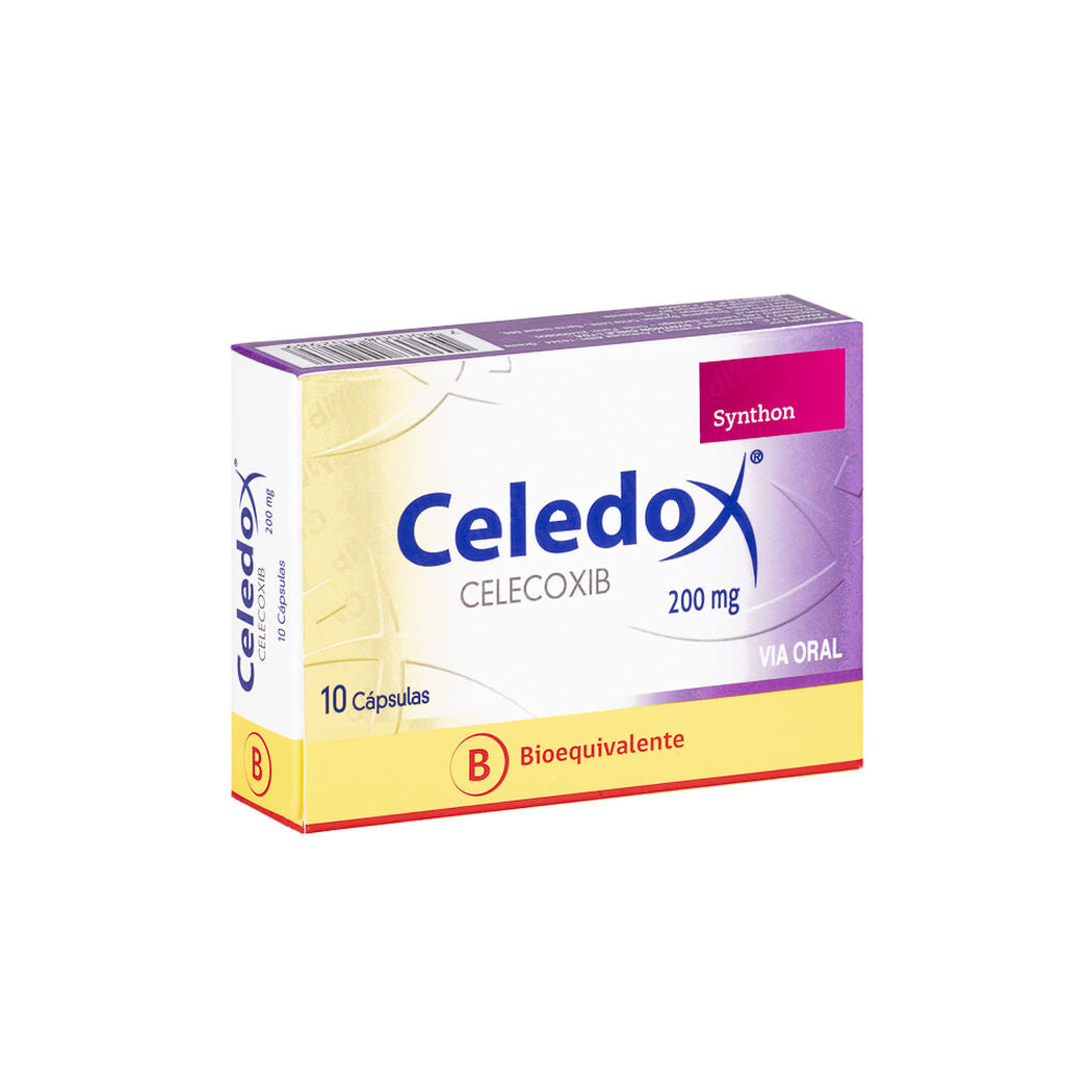 Celedox Cápsulas 200 mg x 10 (Celecoxib)