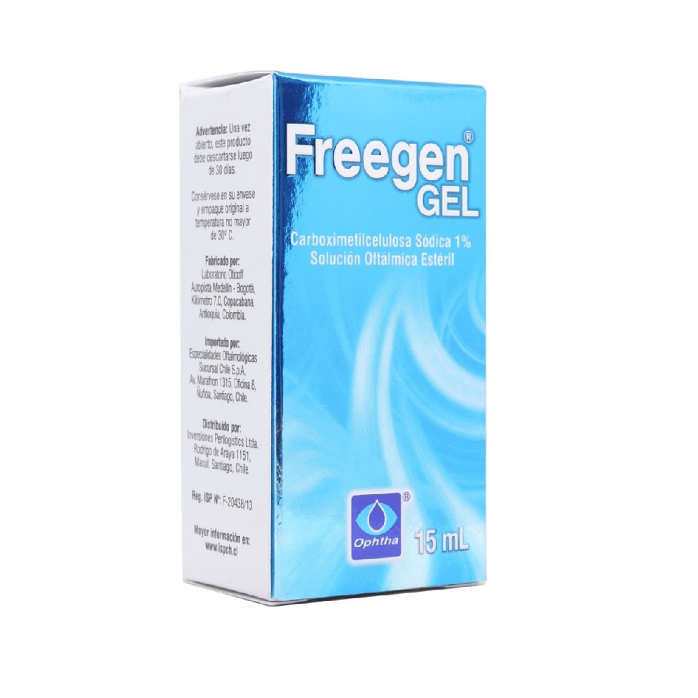 Freegen Gel x 15 ml (Carboximetil Celulosa)