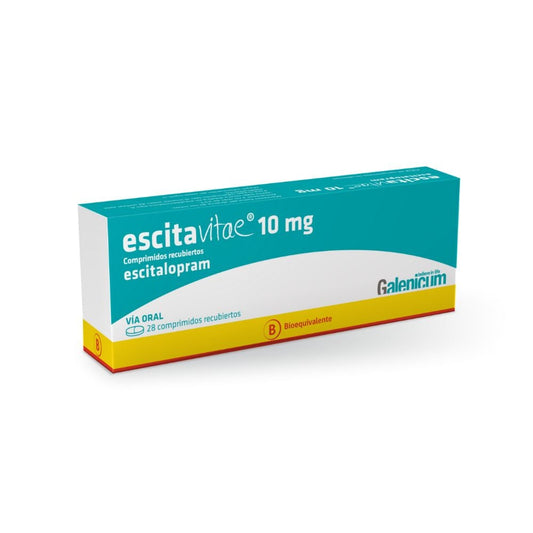Escitavitae Comprimidos 10 mg x 28 (Escitalopram)