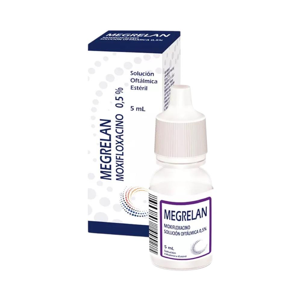 Megrelan Sus Oftálmica x 5 ml (Moxifloxacino)