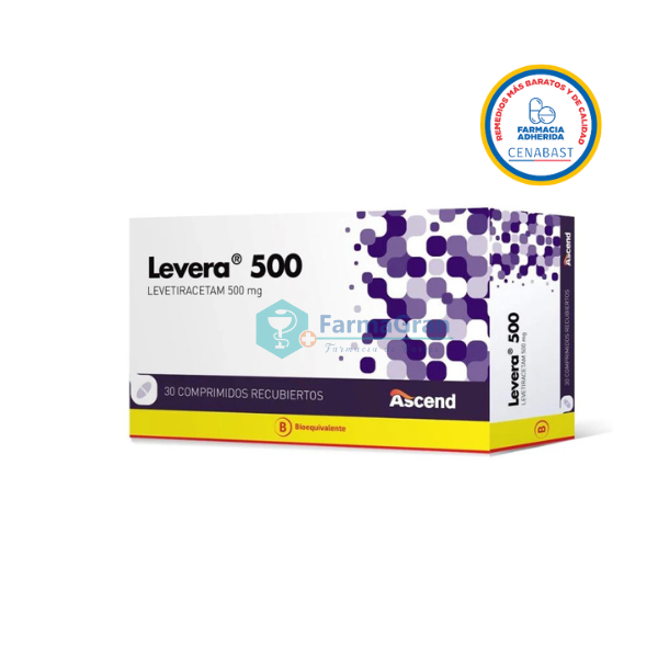 Levera Comprimidos 500 mg x 30 (Levetiracetam)