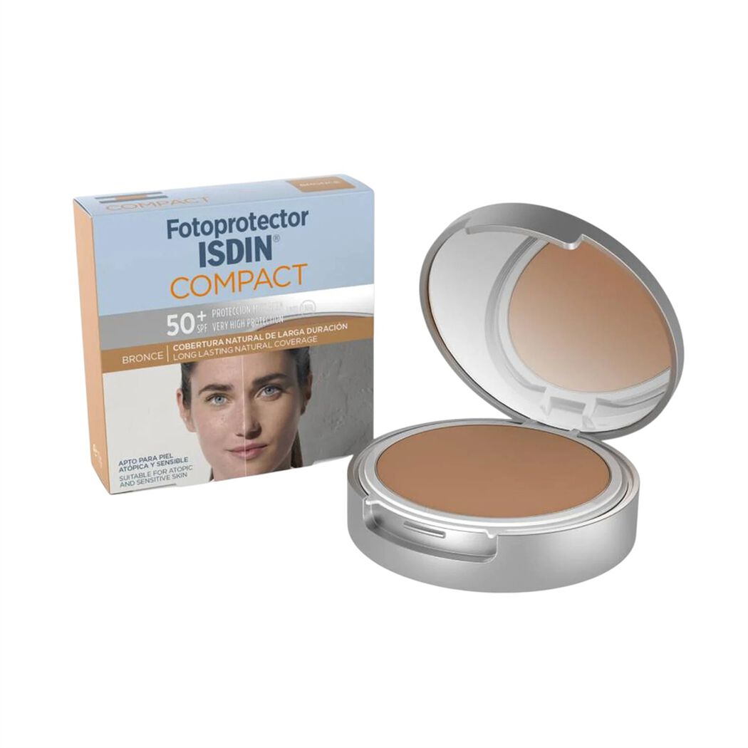 Isdin Fotoprotector Compact 50+ Bronce x 10 Gr (Proteccion Solar)