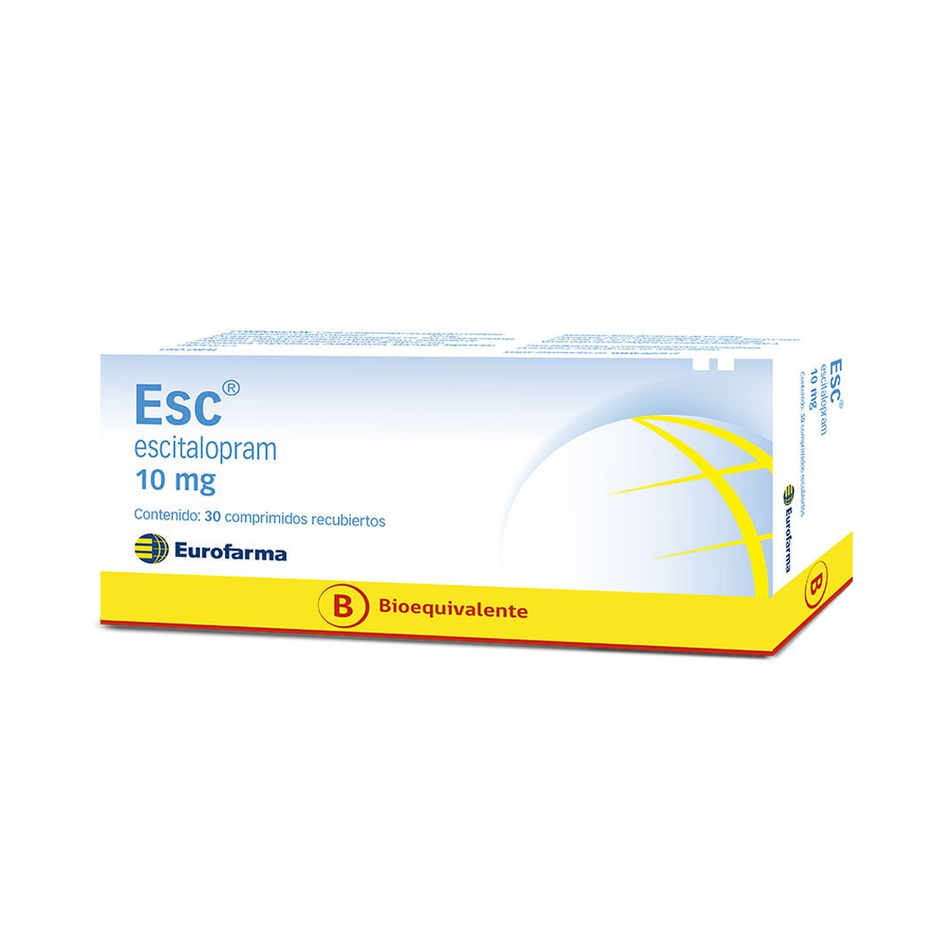 Esc Comprimidos 10 mg x 30 (Escitalopram)