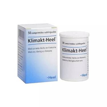Klimakt Comprimidos x 50 Heel (Klimakt-Heel / Sanguinaria Canadenis / Sepia Officinalis / Sulphur / Strychnos Ignatii / Simarouba Cedron)