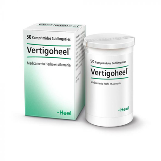 Vertigoheel Comprimidos Sub x 50 (Anamirta Cocculus D4 / Conium Maculatum D3 / Ambra Grisea D6 / Petroleum Rectificatum D8)