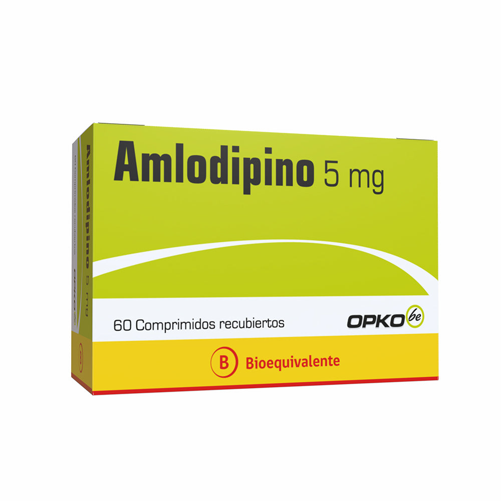 Amlodipino Comprimidos 5 mg x 60 Opko