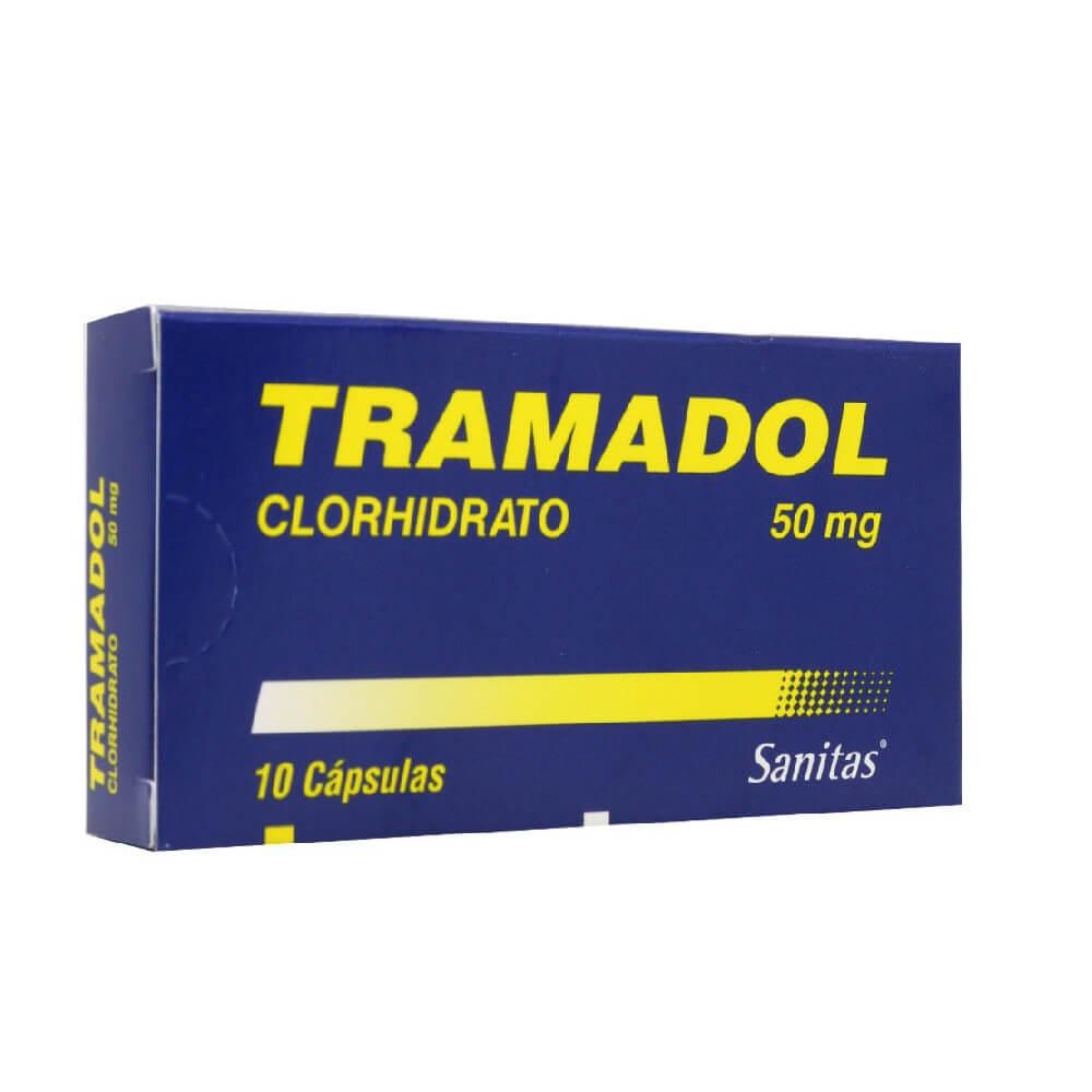 Tramadol Cápsulas 50 mg x 10 Sanitas