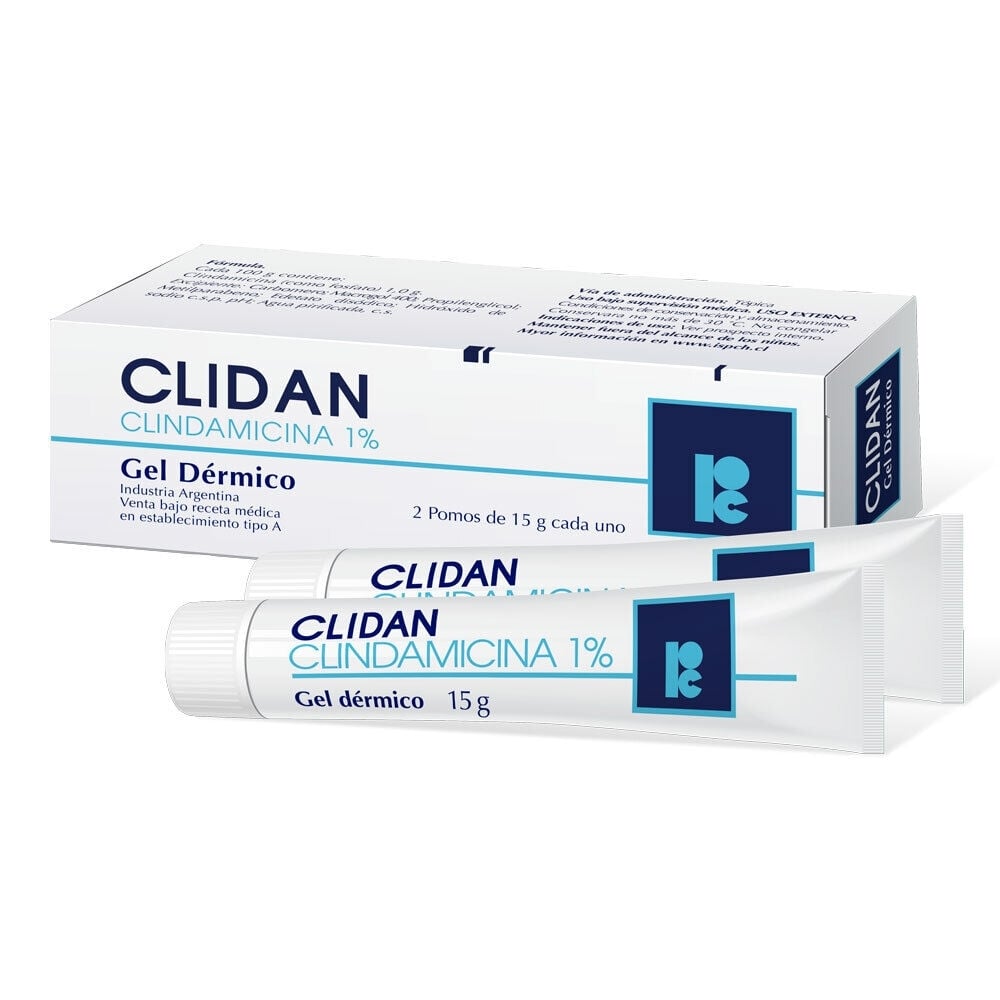 Clidan Gel 2 Pomos x 15 Gr (Clindamicina)