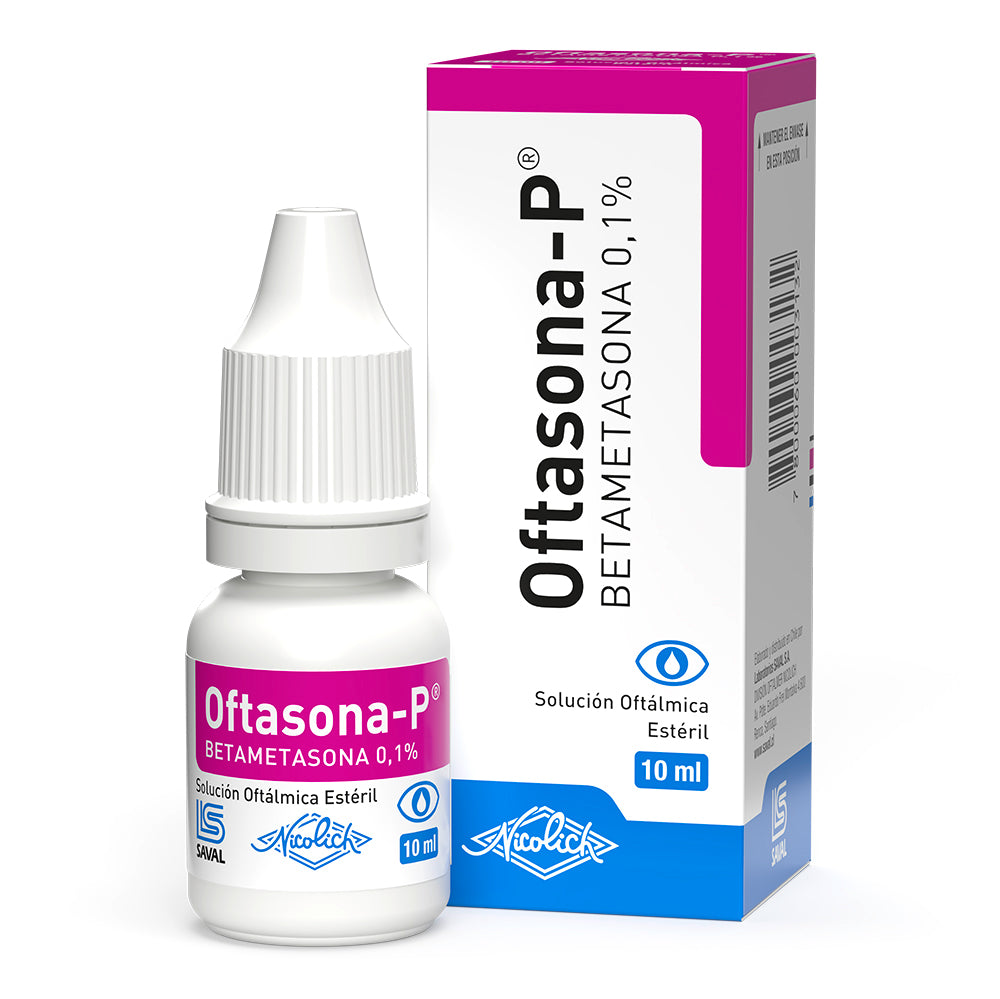 Oftasona-P Solución Oftálmica 0,1% x 10 ml (Betametasona)