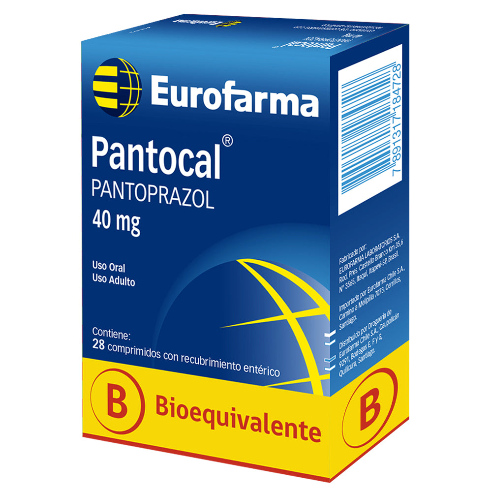 Pantocal Comprimidos 40 mg x 28 (Pantoprazol)