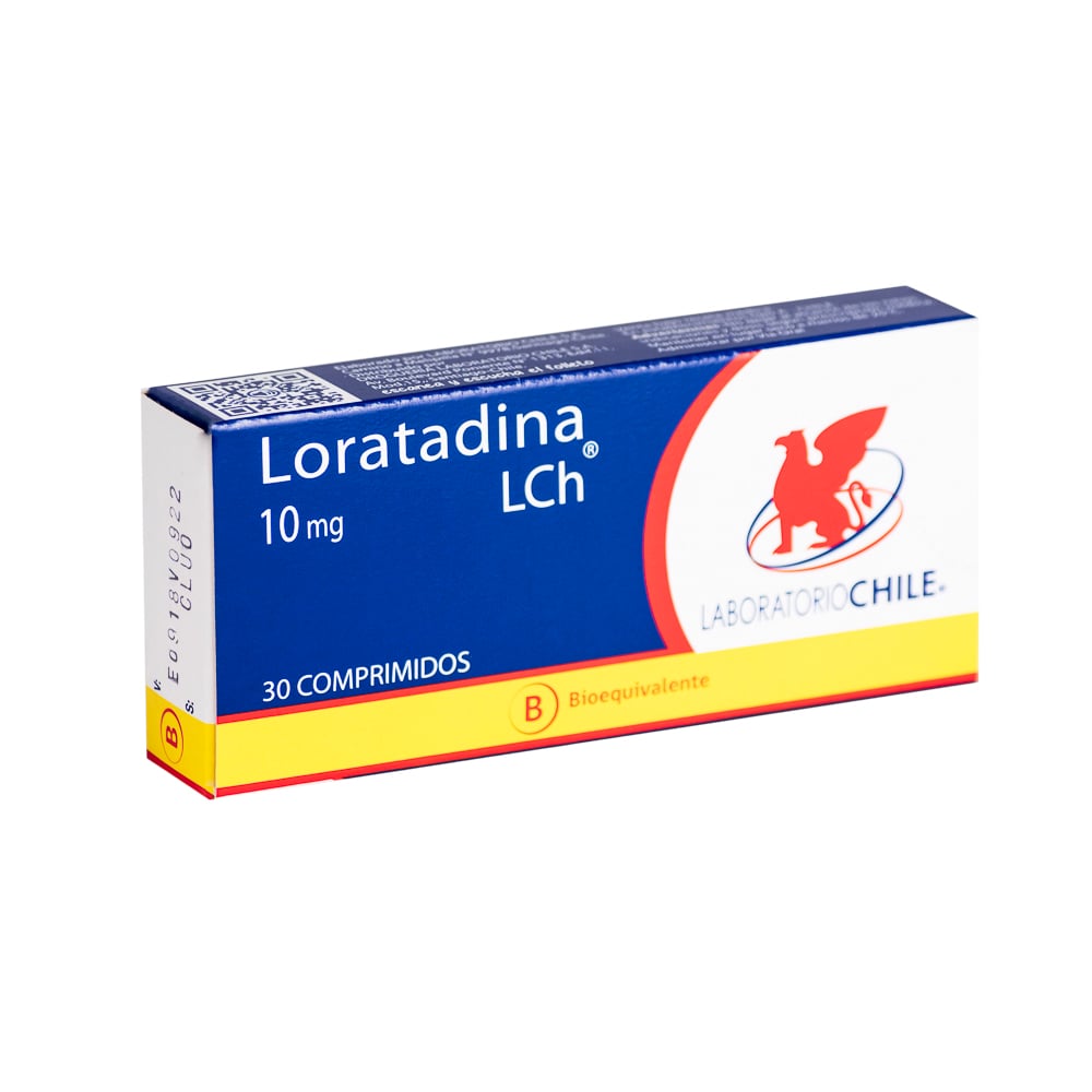 Loratadina Comprimidos 10 mg x 30 Chile