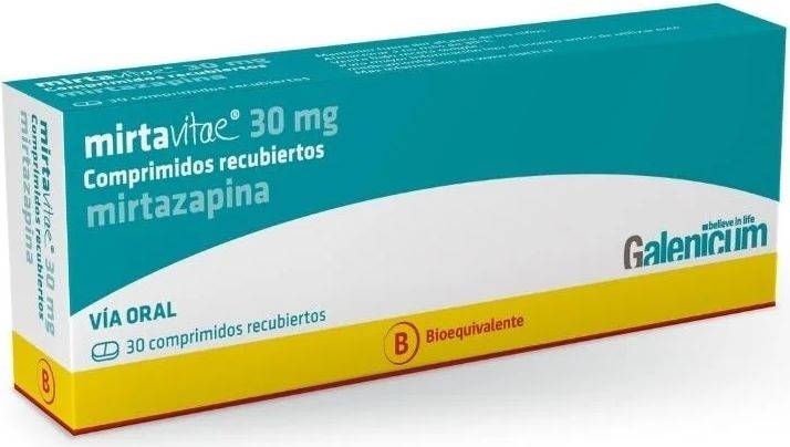 Mirtavitae Comprimidos 30 mg x 30 (Mirtazapina)