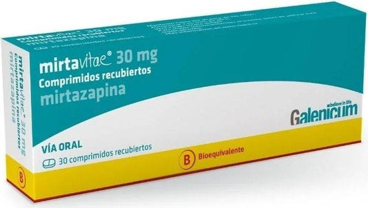 Mirtavitae Comprimidos 30 mg x 30 (Mirtazapina)