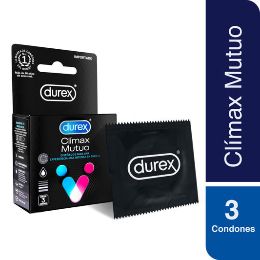 Durex Climax Mutuo x 3 Preserv (Preservativo)