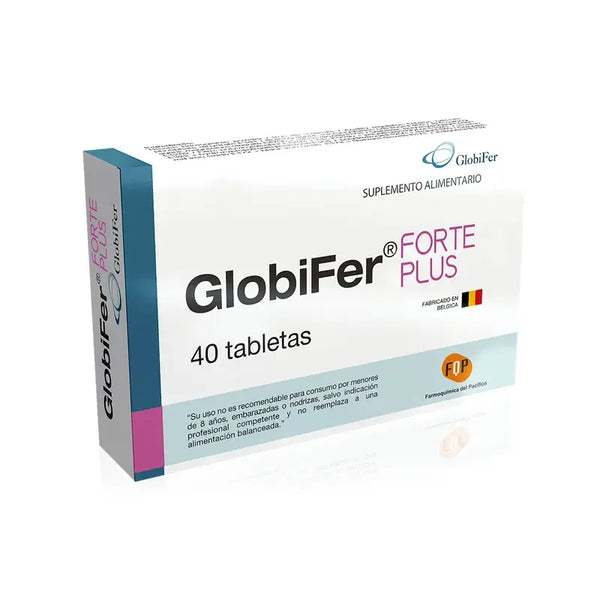Globifer Fuerte Plus Tabletas x 40 (Hierro/Ac Folico)