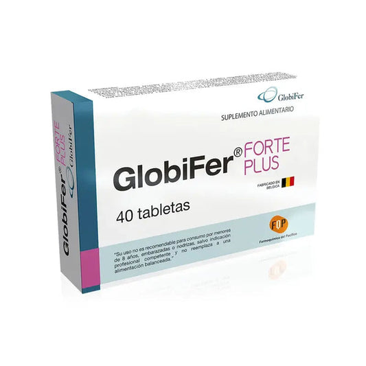 Globifer Fuerte Plus Tabletas x 40 (Hierro/Ac Folico)