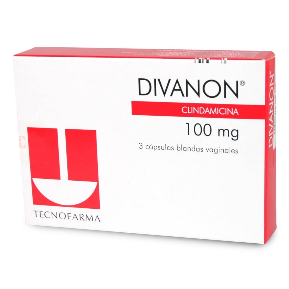Divanon Cápsulas Vag 100 mg x 3 (Clindamicina)