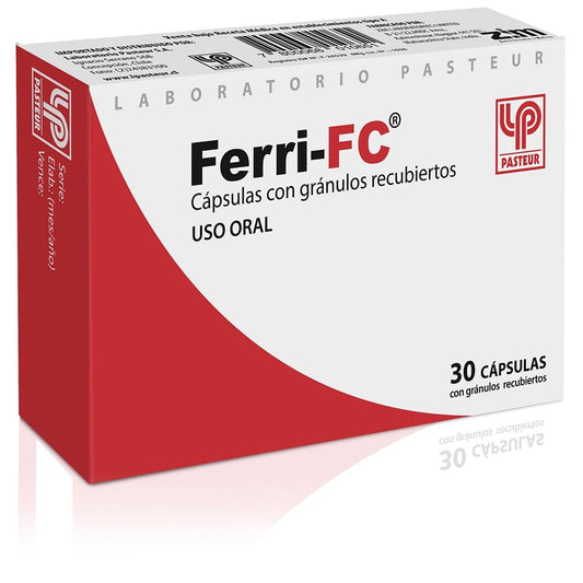 Ferri Fc Cápsulas x 30 (Hierro/Ac Folico)