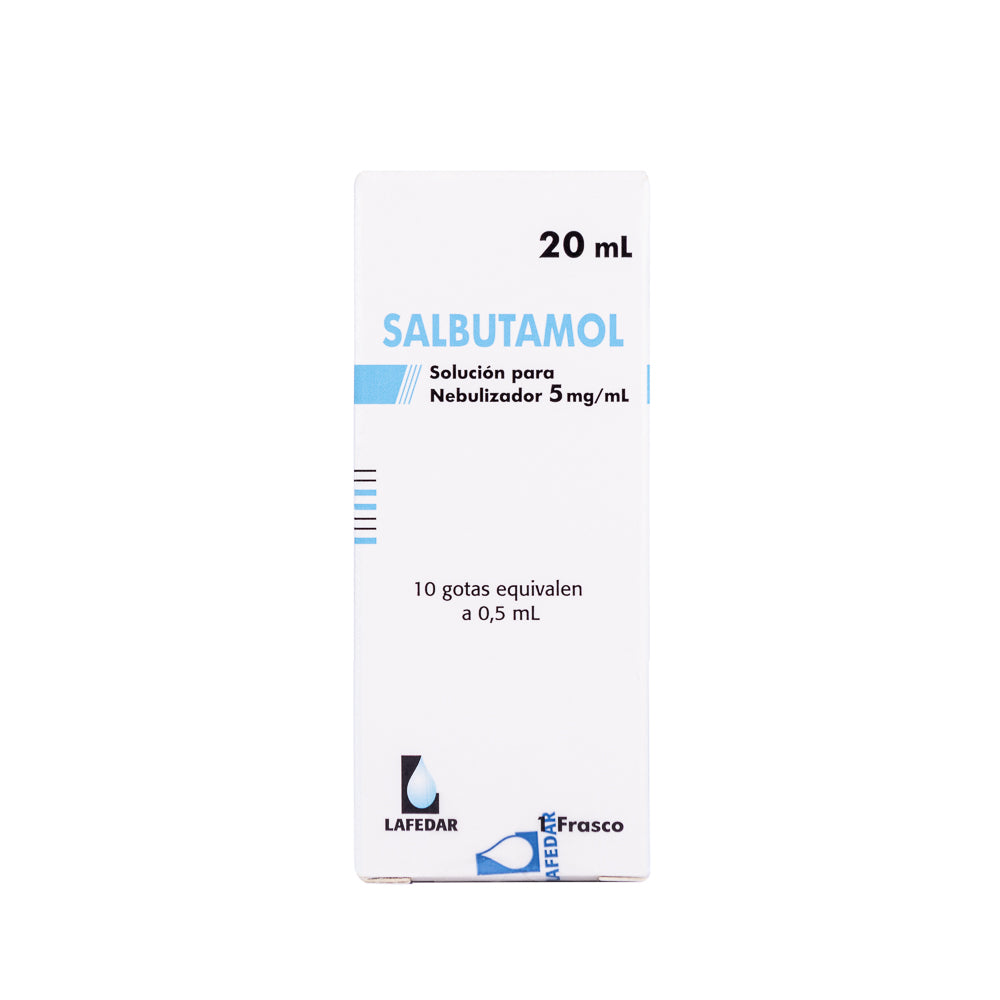 Salbutamol Solución Neb 5mg/ml x 20 ml Bph