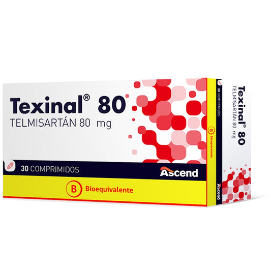 Texinal Comprimidos 80 mg x 30 (Telmisartan)