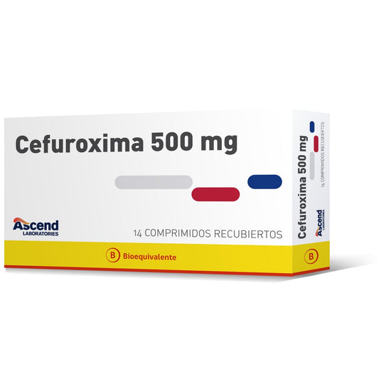 Cefuroxima Comprimidos 500 mg x 14 Ascend