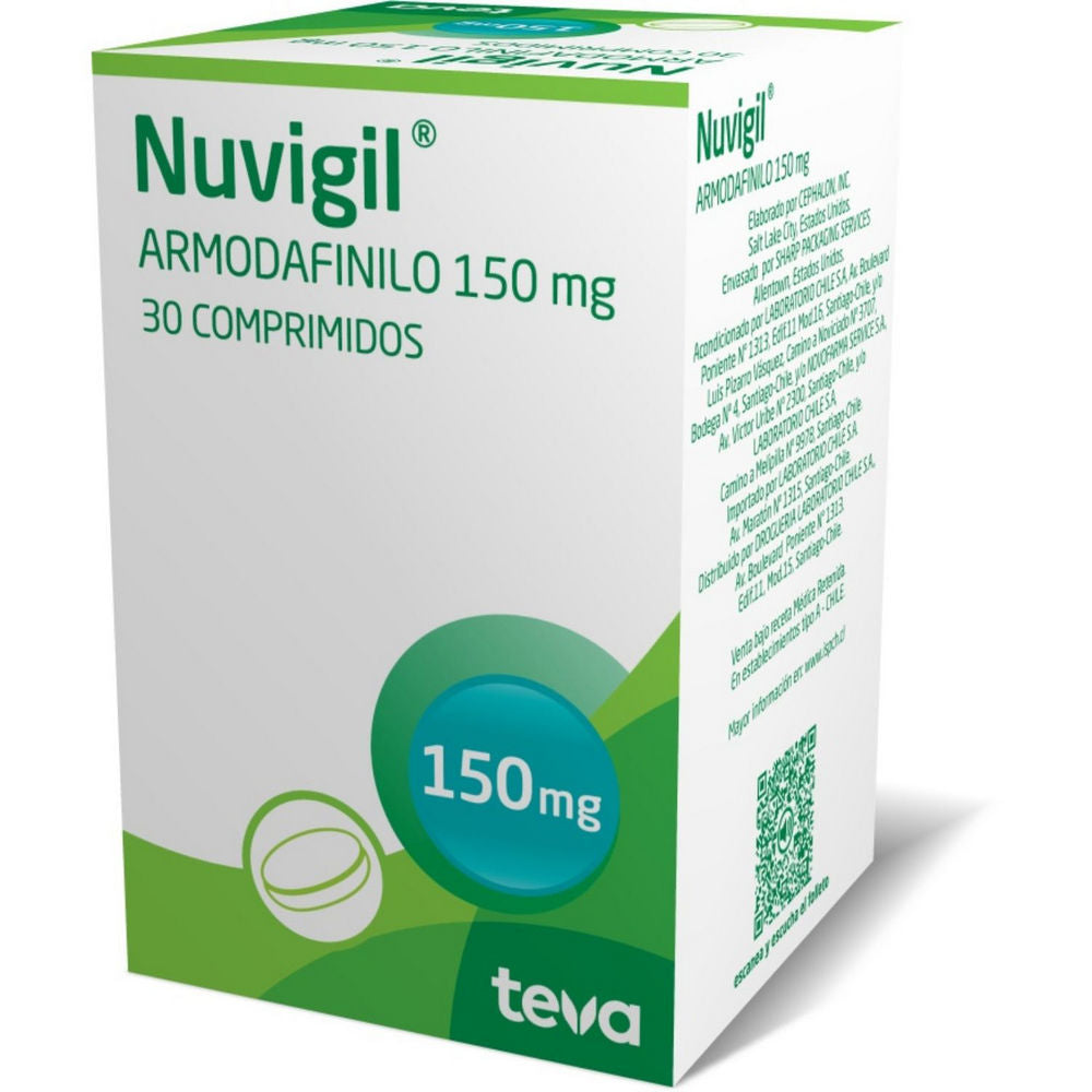 Nuvigil Comprimidos 150 mg x 30 (Armodafilino)