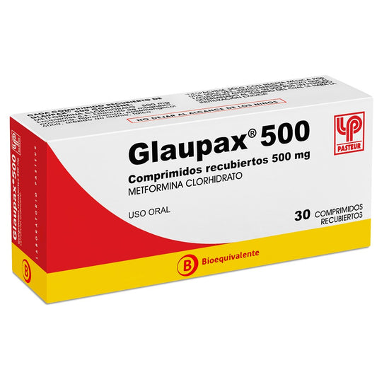 Glaupax Comprimidos 500 mg x 30 (Metformina)