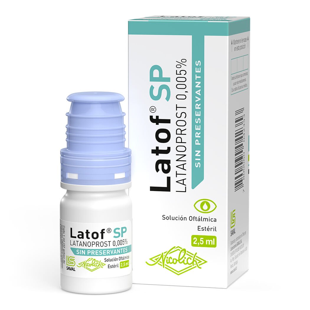 Latof Solución Oftálmica 0,005% x 2,5 ml (Latanoprost)