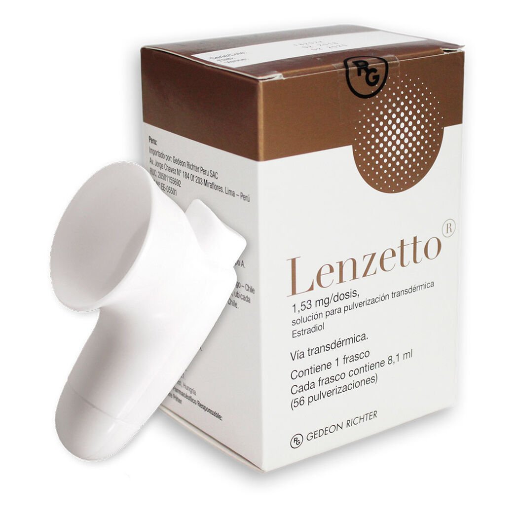 Lenzetto Solución 1,53 mg/Dosis Pulv Trans x 6.5 ml (Estradiol)