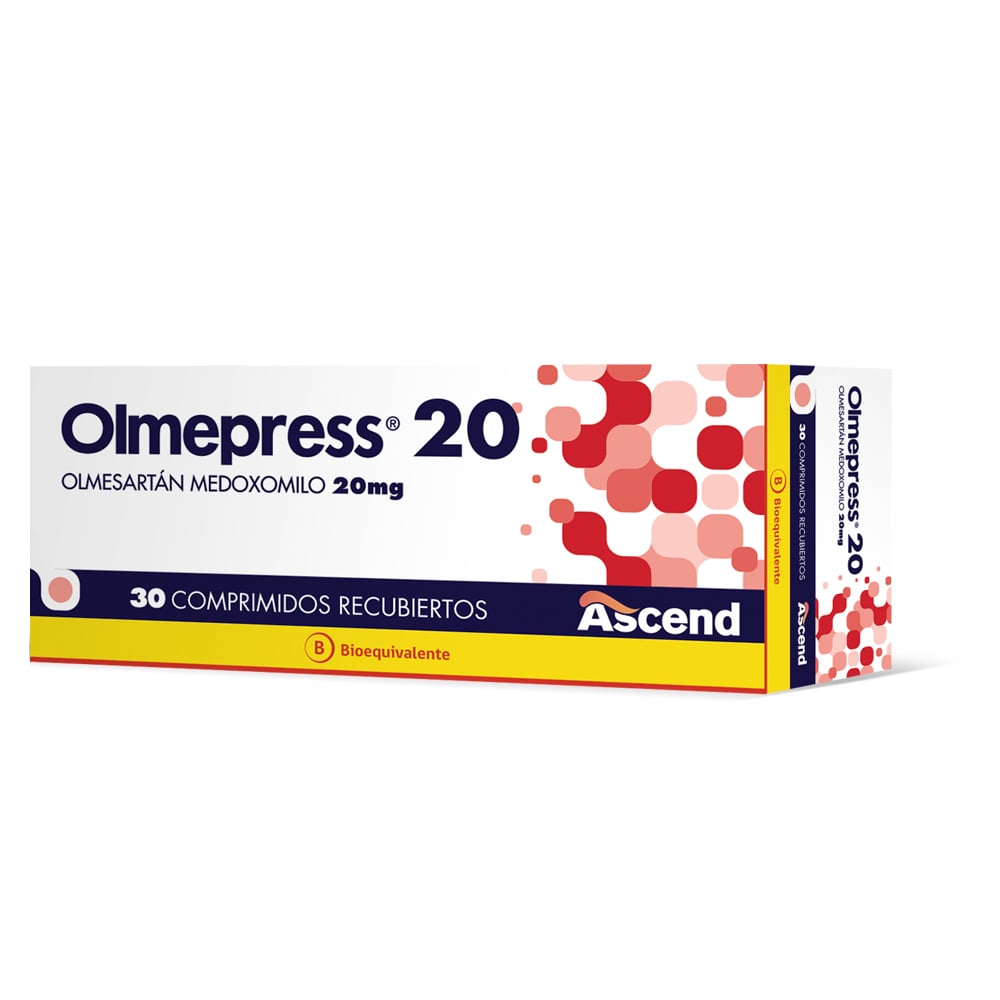 Olmepress Comprimidos 20 mg x 30 (Olmesartan)