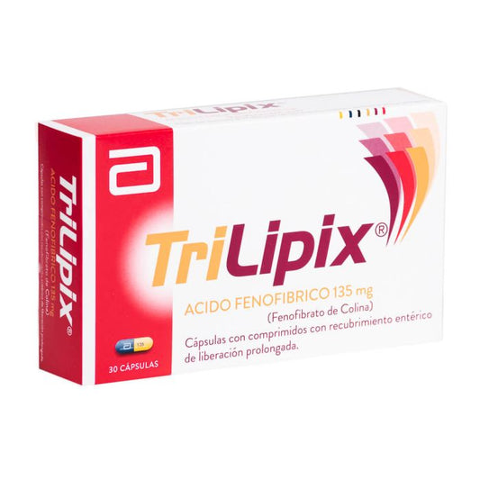 Trilipix Cápsulas 135 mg x 30 (Acido Fenofibrico)
