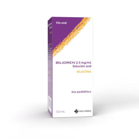 Bilidren Solución Oral 2,5 mg/ml x 120 ml (Bilastina)