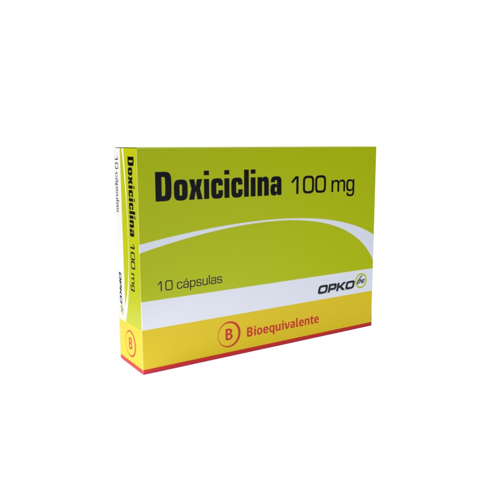 Doxiciclina Cápsulas 100 mg x 10 Opko