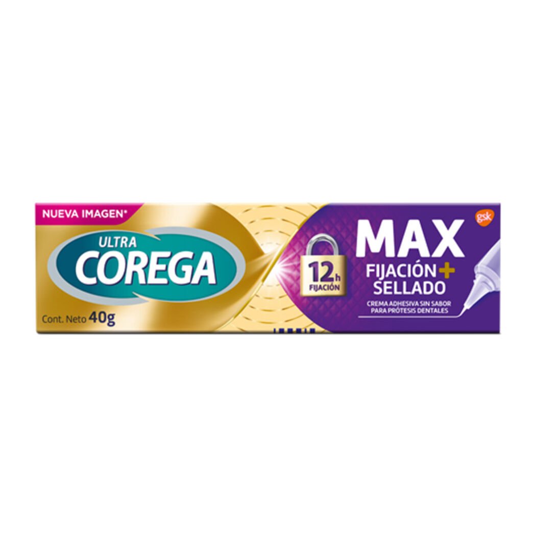 Corega Ultra Maximo Sellado Crema Adhesivo x 40 Gr (Adhesivo Dental)