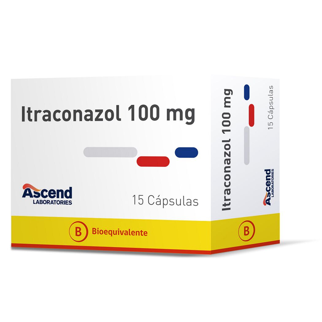 Itraconazol Cápsulas 100 mg x 15 Ascend