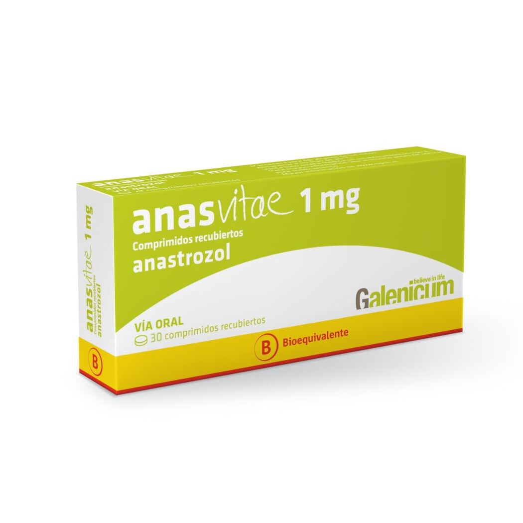 Anasvitae Comprimidos 1 mg x 30 (Anastrozol)