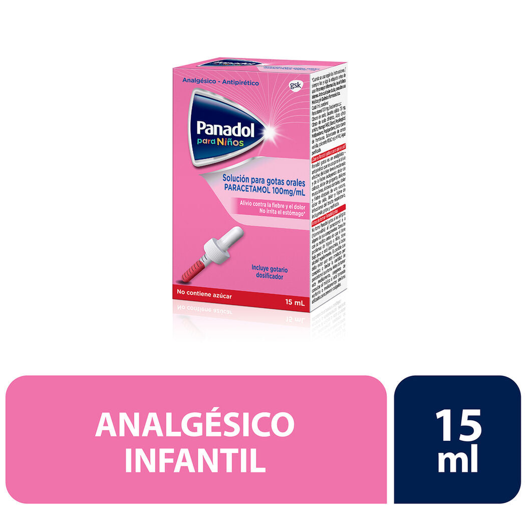 Panadol Gotas 100 mg/ml x 15 ml (Paracetamol)