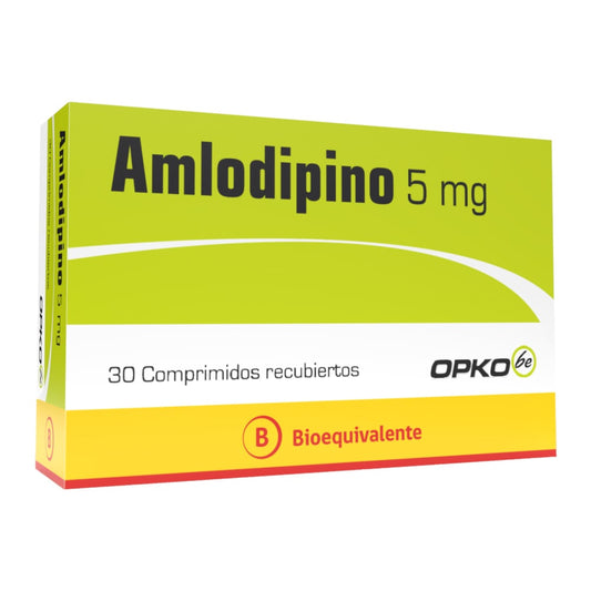 Amlodipino Comprimidos 5 mg x 30 Opko