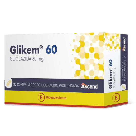 Glikem Comprimidos 60 mg x 30 (Glicazida)