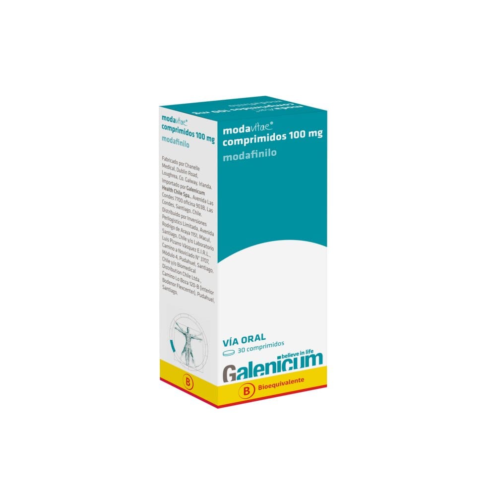 Modavitae Comprimidos 100 mg x 30 (Modafinilo)