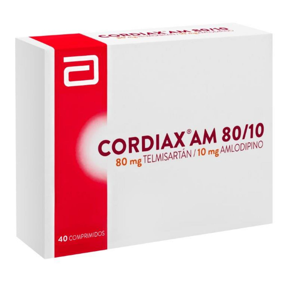 Cordiax Am Comprimidos 80/10 mg x 40 (Telmisartan/Amlodipino)