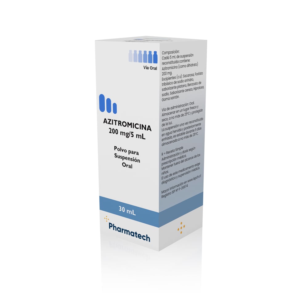 Azitromicina Sus 200 mg x 30 ml Pharmatech